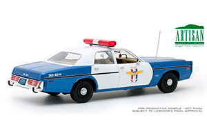 DODGE MONACO CRYSTAL LAKE POLICE 1978 BLUE WHITE — фото 2