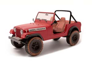 JEEP CJ-7 4Х4 ANIMAL PRESERVE 1981 RED (ИЗ ТЕЛЕСЕРИАЛА КОМАНДА А)