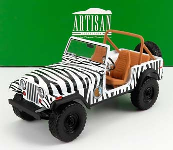 JEEP CJ-7 ACE VENTURA 1976 WHITE BLACK / ДЖИП CJ-7 АКЕ ВЕНТУРА БЕЛЫЙ ЧЕРНЫЙ