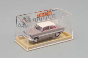 FORD TAUNUS 12M, GRAY / WHITE (ДЛИНА МОДЕЛИ 3-5 СМ) — фото 3