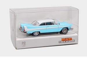 PLYMOUTH FURY 1958, LIGHT BLUE / WHITE (ДЛИНА МОДЕЛИ 3-5 СМ) — фото 3