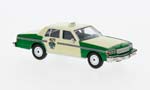 CHEVROLET CAPRICE CHICAGO CAB 1987, GREEN/BEIGE (ДЛИНА МОДЕЛИ 3-5 СМ)