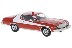 FORD GRAN TORINO STARSKY AND HUTCH 1976 КАК В СТАРСКИ И ХАТЧ / ФОРД ГРАН ТОРИНО СТАРСКЙ ХУТЧ КРАСНЫЙ