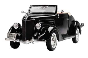 FORD DELUXE CABRIOLET 1936 DARK BLUE 