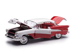 OLDSMOBILE SUPER 88 CONVERTIBLE 1955 КРАСНЫЙ С БЕЛЫМ — фото 3