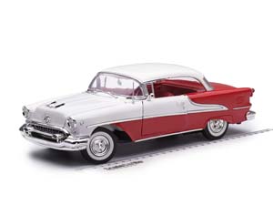 OLDSMOBILE SUPER 88 CONVERTIBLE 1955 КРАСНЫЙ С БЕЛЫМ — фото 15