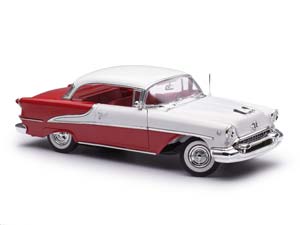 OLDSMOBILE SUPER 88 CONVERTIBLE 1955 КРАСНЫЙ С БЕЛЫМ — фото 10