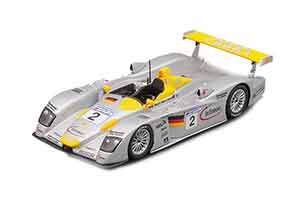AUDI R8 INFINEON LE MANS #2 СЕРЕБРИСТЫЙ С ЖЕЛТЫМ