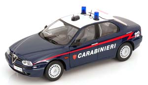 ALFA ROMEO 156 2.0 TWIN SPARK CARABINIERI 1997 DARKBLUE WHITE RED