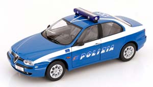 ALFA ROMEO 156 2.0 TWIN SPARK POLIZIA 1997 LIGHTBLUE WHITE