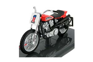 HARLEY DAVIDSON XR750 #1 RACING BIKE (1972), ORANGE — фото 1