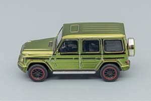 MERCEDES-BENZ AMG G63, BRILLIANT GREEN METALLIC (ДЛИНА МОДЕЛИ 6-10 СМ) — фото 3