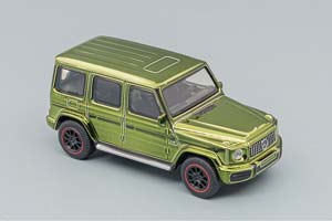 MERCEDES-BENZ AMG G63, BRILLIANT GREEN METALLIC (ДЛИНА МОДЕЛИ 6-10 СМ) — фото 4