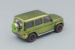 MERCEDES-BENZ AMG G63, BRILLIANT GREEN METALLIC (ДЛИНА МОДЕЛИ 6-10 СМ) — фото 2