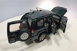 TOYOTA PRADO 120 2012 DARK GREEN — фото 4
