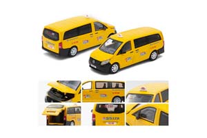 MERCEDES-BENZ VITO TAIWAN METRO TAXI (2020), YELLOW (ДЛИНА МОДЕЛИ 6-10 СМ)