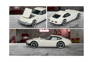 TOYOTA 2000 GT WHITE (ДЛИНА МОДЕЛИ 6-10 СМ) — фото 5
