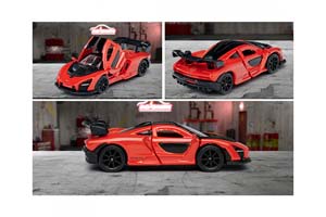 MCLAREN SENNA YEAR 2018 ORANGE (ДЛИНА МОДЕЛИ 6-10 СМ) — фото 5