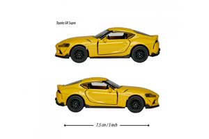 TOYOTA GR SUPRA 2020 YELLOW (ДЛИНА МОДЕЛИ 6-10 СМ) — фото 3