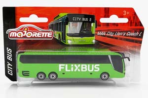MAN CITY LION'S COACH L AUTOBUS FLIXBUS 3-ASSI (2018), LIGHT GREEN (ДЛИНА МОДЕЛИ 6-10 СМ)
