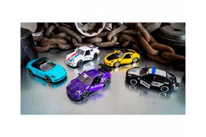 PORSCHE SET 5-CAR GIFT PACK | НАБОР ИЗ 5-ТИ МАШИНОК 1:64 PORSCHE ПОРШЕ В ПОДАРОЧНОЙ УПАКОВКЕ (ДЛИНА МОДЕЛИ 6-10 СМ) — фото 5