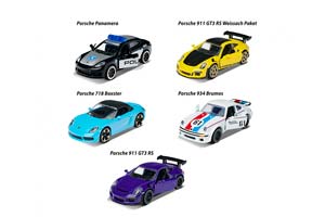 PORSCHE SET 5-CAR GIFT PACK | НАБОР ИЗ 5-ТИ МАШИНОК 1:64 PORSCHE ПОРШЕ В ПОДАРОЧНОЙ УПАКОВКЕ (ДЛИНА МОДЕЛИ 6-10 СМ) — фото 2