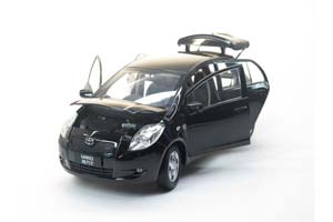 TOYOTA YARIS 2008 ЧЁРНЫЙ — фото 5