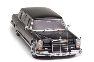 MERCEDES W100 600 PULLMAN LIMOUSINE 1963 BLACK — фото 13