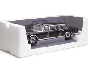 MERCEDES W100 600 PULLMAN LIMOUSINE 1963 BLACK — фото 16