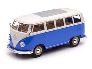 VW VOLKSWAGEN T1 МИКРОАВТОБУС 1963 СИНИЙ С БЕЛЫМ