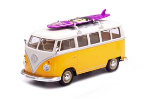 VW VOLKSWAGEN COMBI T1 BUS SURFBOARD 1963 YELLOW