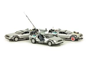 DELOREAN DMC-12 BACK TO THE FUTURE PART 1-3 1985-90 / ДЕЛОРЕАН ДМС-12 НАБОР ИЗ 3-Х МАШИН (ИЗ КИНОФИЛЬМА НАЗАД В БУДУЩЕЕ) — фото 18