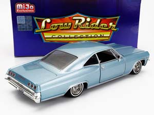 CHEVROLET IMPALA SS 396 COUPE LOW RIDER 1965, LIGHT BLUE MET — фото 2