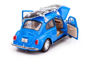 VW VOLKSWAGEN BEETLE 1959 СИНИЙ С СЕРФИНГОМ НА КРЫШЕ — фото 4