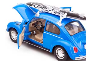 VW VOLKSWAGEN BEETLE 1959 СИНИЙ С СЕРФИНГОМ НА КРЫШЕ — фото 6