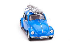 VW VOLKSWAGEN BEETLE 1959 СИНИЙ С СЕРФИНГОМ НА КРЫШЕ — фото 7