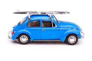 VW VOLKSWAGEN BEETLE 1959 СИНИЙ С СЕРФИНГОМ НА КРЫШЕ — фото 11