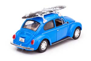 VW VOLKSWAGEN BEETLE 1959 СИНИЙ С СЕРФИНГОМ НА КРЫШЕ — фото 2