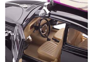 VW VOLKSWAGEN BEETLE 1959 ЧЕРНЫЙ С СЕРФИНГОМ НА КРЫШЕ — фото 4