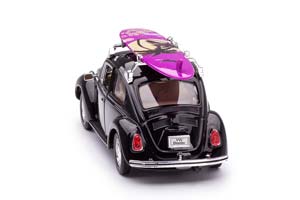 VW VOLKSWAGEN BEETLE 1959 ЧЕРНЫЙ С СЕРФИНГОМ НА КРЫШЕ — фото 7