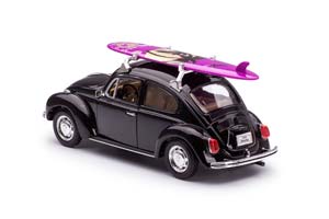 VW VOLKSWAGEN BEETLE 1959 ЧЕРНЫЙ С СЕРФИНГОМ НА КРЫШЕ — фото 9