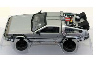 DELOREAN DMC-12 FROM MOVIE BACK TO FUTURE II 1989 GREY (СО СКЛАДЫВАЮЩИМИСЯ КОЛЕСАМИ) — фото 3