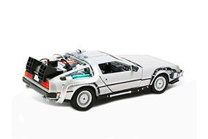 DELOREAN DMC-12 FROM MOVIE BACK TO FUTURE II 1989 GREY (СО СКЛАДЫВАЮЩИМИСЯ КОЛЕСАМИ) — фото 13