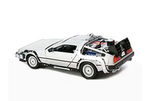 DELOREAN DMC-12 FROM MOVIE BACK TO FUTURE II 1989 GREY (СО СКЛАДЫВАЮЩИМИСЯ КОЛЕСАМИ) — фото 15