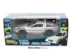 DELOREAN DMC-12 FROM MOVIE BACK TO FUTURE II 1989 GREY (СО СКЛАДЫВАЮЩИМИСЯ КОЛЕСАМИ) — фото 17