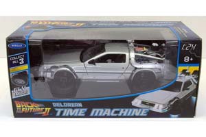 DELOREAN DMC-12 FROM MOVIE BACK TO FUTURE II 1989 GREY (СО СКЛАДЫВАЮЩИМИСЯ КОЛЕСАМИ) — фото 4