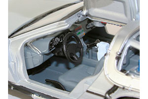 DELOREAN DMC-12 FROM MOVIE BACK TO FUTURE II 1989 GREY (СО СКЛАДЫВАЮЩИМИСЯ КОЛЕСАМИ) — фото 6