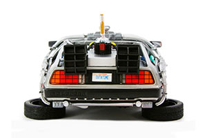DELOREAN DMC-12 FROM MOVIE BACK TO FUTURE II 1989 GREY (СО СКЛАДЫВАЮЩИМИСЯ КОЛЕСАМИ) — фото 9