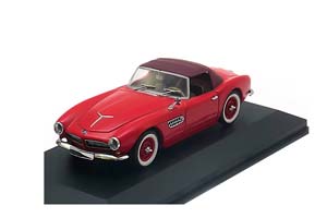 BMW 507 CABRIO WITH SOFTTOP RED DARKRED
