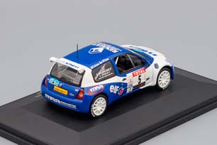 RENAULT CLIO SUPER 1600 #5 "ELF" LIMOUSIN RALLY 2002, BLUE / WHITE — фото 2